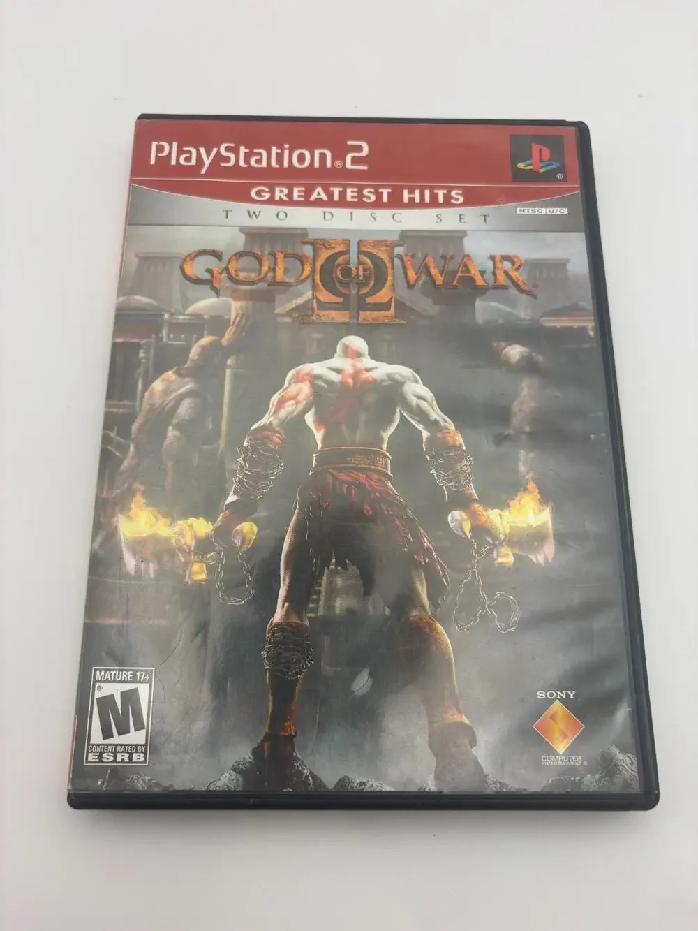 Sony PlayStation 2 PS2 God Of War ll Greatest Hits Two Disc Set Complete + Reg